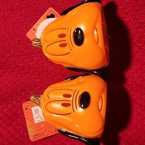 Disney Light-Up Mini Pumpkin with Black Accents *Price Is For 2!!!
